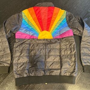 Aviator Nation Sunburst Jacket Black Size M BNWT